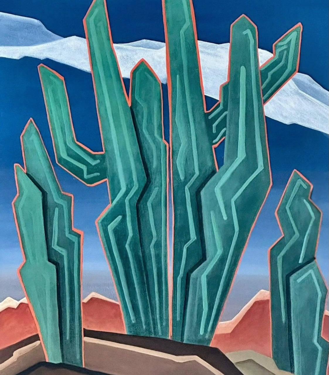 Neon Saguaro