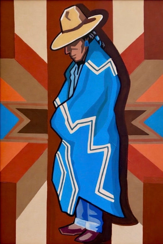 Contemplation in Blue